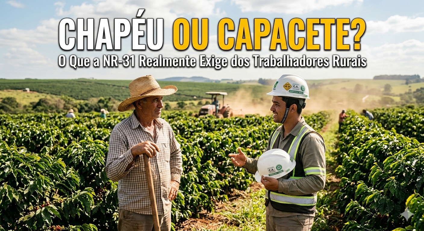 Chapéu ou Capacete? O Que a NR-31 Realmente Exige dos Trabalhadores Rurais